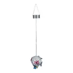 Butterbright haengende solarlampe schmetterling outdoor solar lichtgarten edelstahl led xlumina