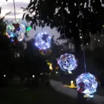 Butterbright haengende solarlampe schmetterling outdoor solar lichtgarten edelstahl led xlumina6