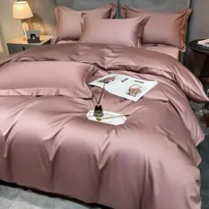 Homeko Rosy Brown Cotton Bedding Set