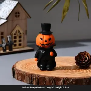 Halloween Desktop Pumpkin Ghost Trio