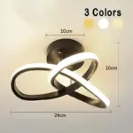 CCiuHuishoudelijke Led Kroonluchter Drie Kleuren Lamp Moderne Stijl Plafondlamp Slaapkamer Licht Oppervlak Installatie Ac 220V Eetkamer