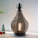 Casablanca marokkanische tischlampe orientalische dekorationslampe wohnzimmer schlafzimmer bronze design xlumina