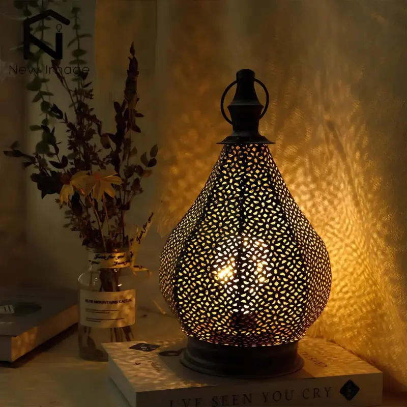 Casablanca marokkanische tischlampe schwarz gross klein weiss wohnzimmer leuchte xlumina2