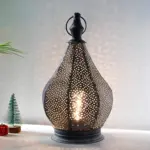 Casablanca marokkanische tischlampe schwarz gross klein weiss wohnzimmer leuchte xlumina3