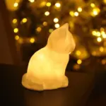 Cat companion lamp decor patchandbagel