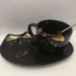Cat ceramic coffee cup