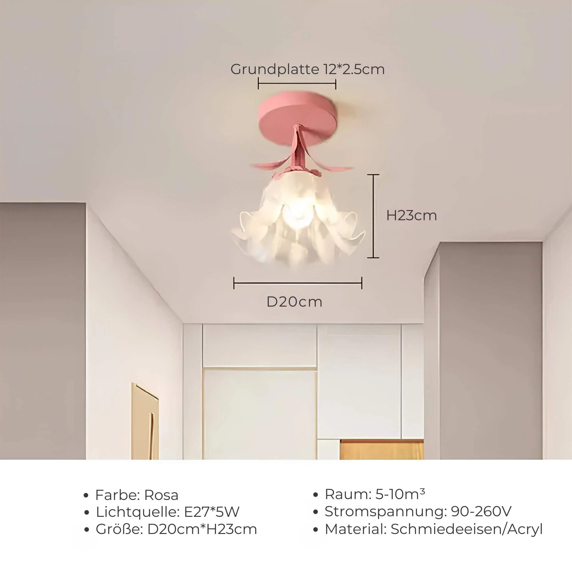 Celestialsleek Moderne Deckenleuchte Schwarz Weiss Led Licht Xlumina3