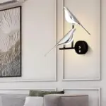 CgOvGouden Zilveren Touch Schakelaar Vogel Led Wandlampen Wandlamp 360 Draaibare Indoor Led Wandlampen Voor Slaapkamer Gang f38a5451 433c 4611 a772 aed1370dce95