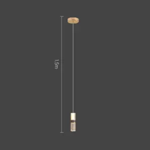 Homeko Crystal Staircase Long Chandelier