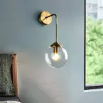 Clearvue wandlampe aus nordischem glas klar modern skandinavisches design xl xlumina