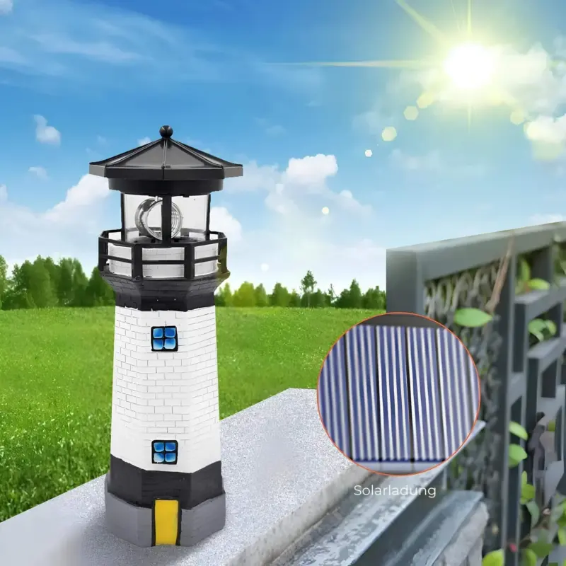 Coastalray solar led leuchte gartenbeleuchtung maritimer stil weiss schwarz 25cm energieeffizient wetterfest xlumina4