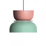 Color block nordic pendant light