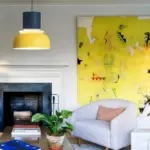 Color block nordic pendant light