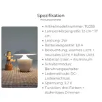 Cordlessglow kabellose tischlampe led modern dimmbar tragbar xlumina