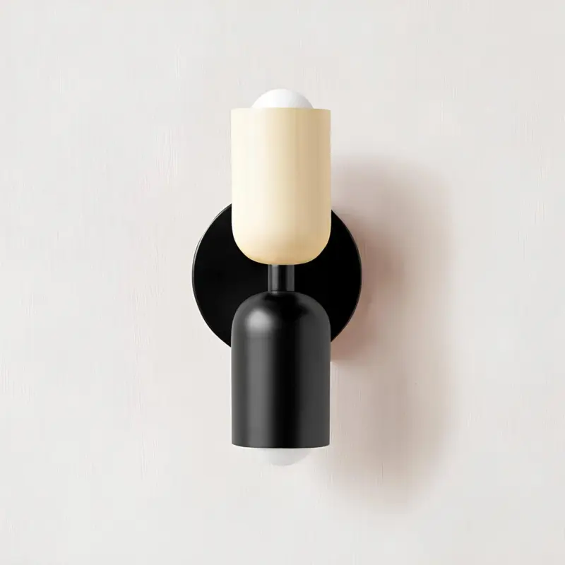 Creme doppelte led wandlampe wandbeleuchtung modern xlumina12