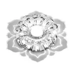 Crystalcraft deckenleuchte moderne kristall lampe led warmweiss wohnzimmer elegant xlumina