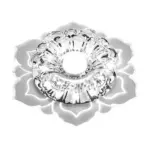 Crystalcraft deckenleuchte moderne kristall lampe led warmweiss wohnzimmer elegant xlumina