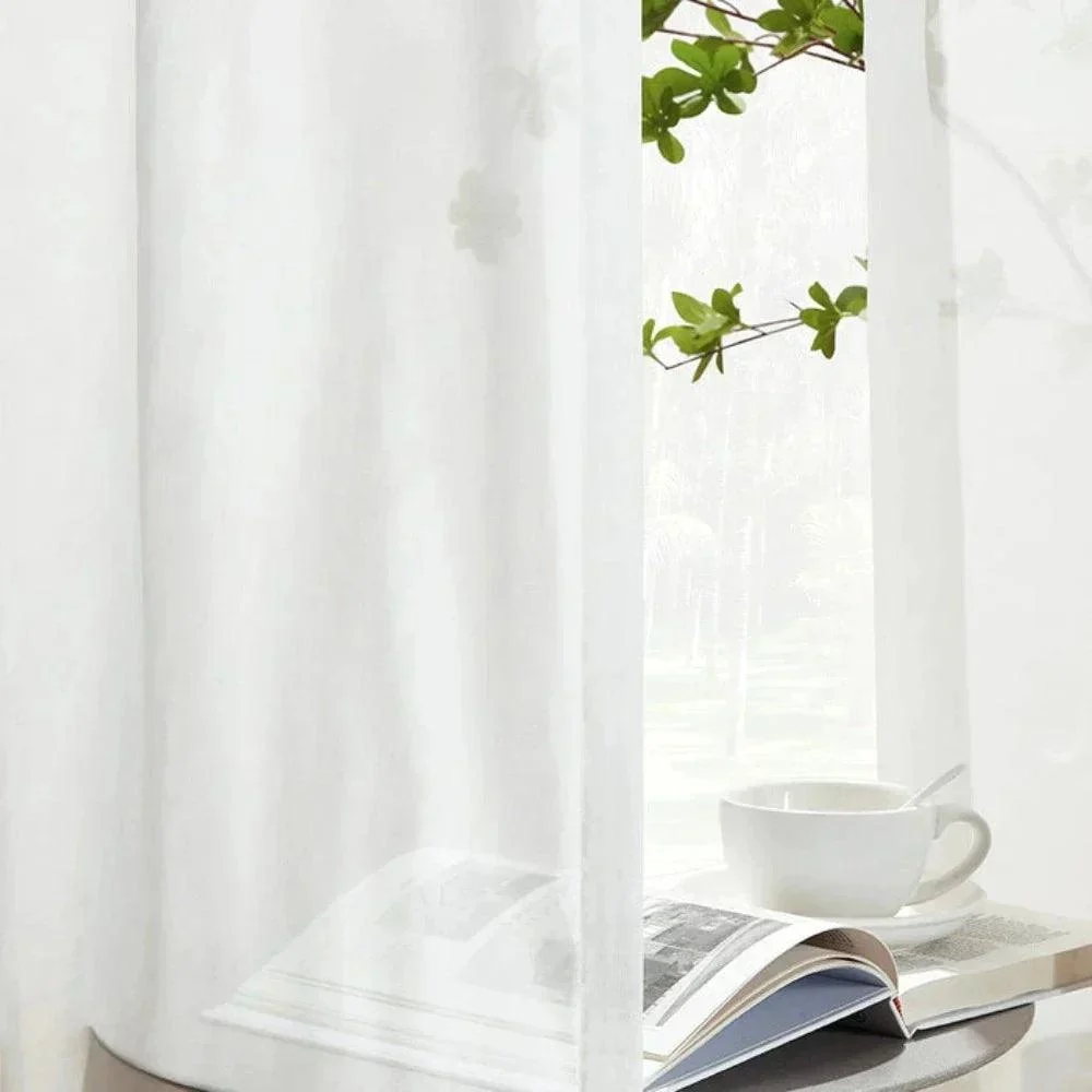 Curtarra Custom Curtains Liz Solid Flame Retardant Sheer Curtains White 2 1 99e686d1 1baf 480b Bfc5 358f089faceb