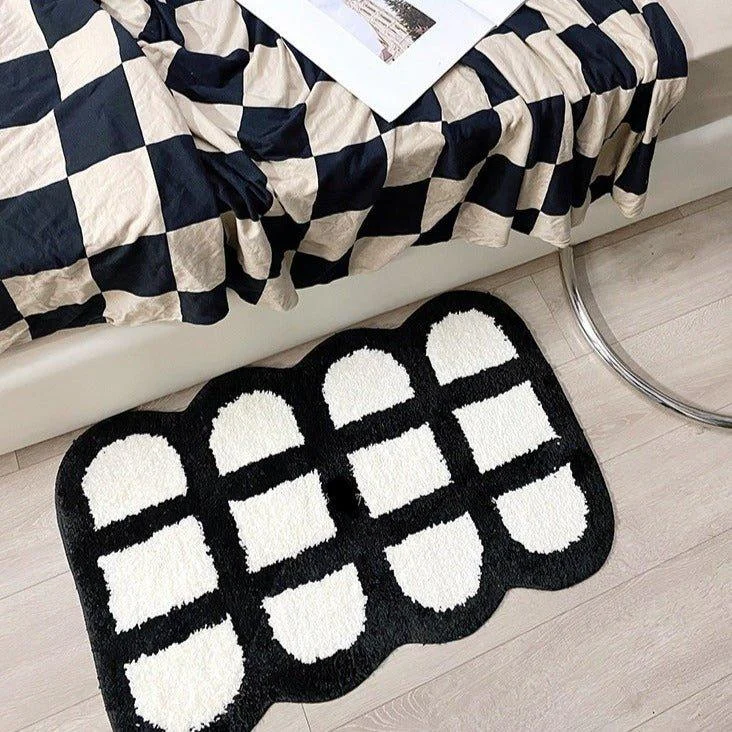 Curved Checkered Mat 430407