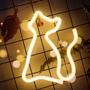 Neon Light - KittyNeon - Cute Cat Design - Vibrant Colors