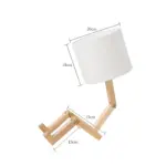 Cyborgglanz tischlampe futuristisches design einstellbare beleuchtung xlumina