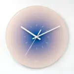 DMGQJoylove Nordic Sunset Wall Clock Celebrity Ins Light Luxury Living Room Punch free Creative Decoration Mute