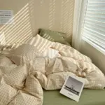 danishpastelplaidaestheticbedsheetset14 Danishpastelplaidaestheticbedsheetset14