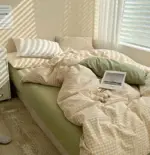 danishpastelplaidaestheticbedsheetset17 Danishpastelplaidaestheticbedsheetset17