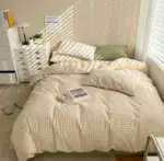 danishpastelplaidaestheticbedsheetset5 Danishpastelplaidaestheticbedsheetset5