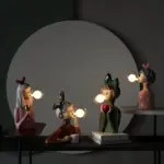 Decoglam artisan sisters tischlampe gold weiss elegantes interieur luxus design xlumina10