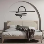 Decoration murale metal lever du soleil 2050