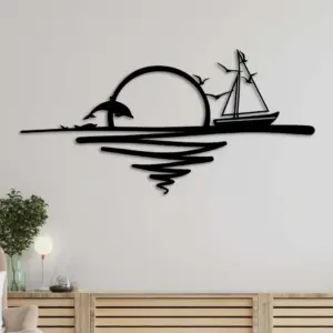 Wall decoration - Zen Style - Iron Artwork - Metal Figures