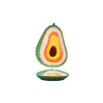 Dinner plates with fruit design