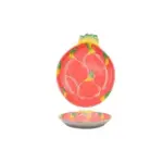 Dinner plates with fruit design