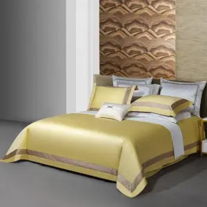 Homeko Ecru Egyptian Cotton Bedding Set