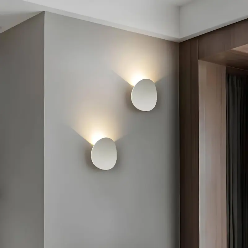 Dusk elegante wandlampe minimalistisches design warmweiss led xlumina8