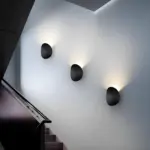 Dusk elegante wandlampe minimalistisches design warmweiss led xlumina9