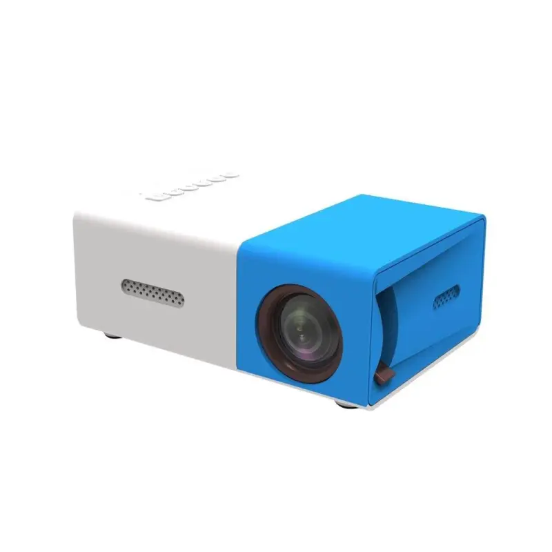 EYUeYG300 Pro LED Mini Projector Supports 1080P HDMI compatible USB Audio Portable Home Media Video Player