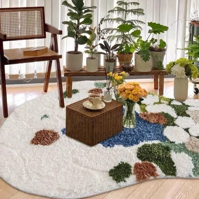 Earth and moss rug