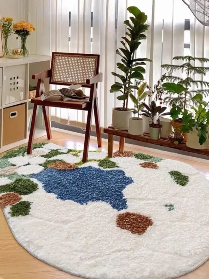 Earth and moss rug