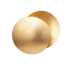Eclipse wandlampe sonnenfinsternis design modern led lampe gold schwarz xlumina4