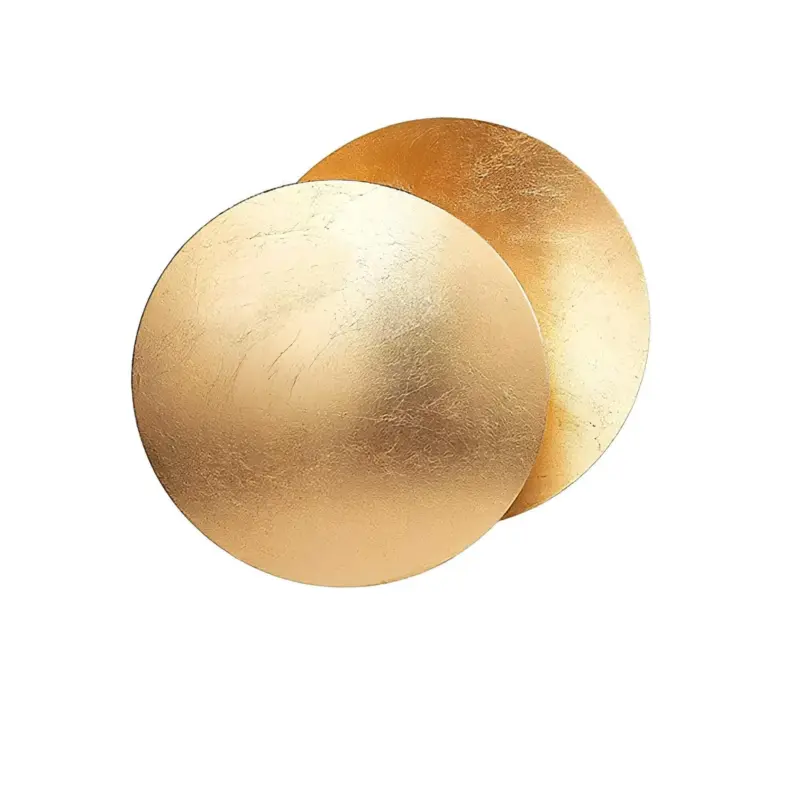 Eclipse wandlampe sonnenfinsternis design modern led lampe gold schwarz xlumina4