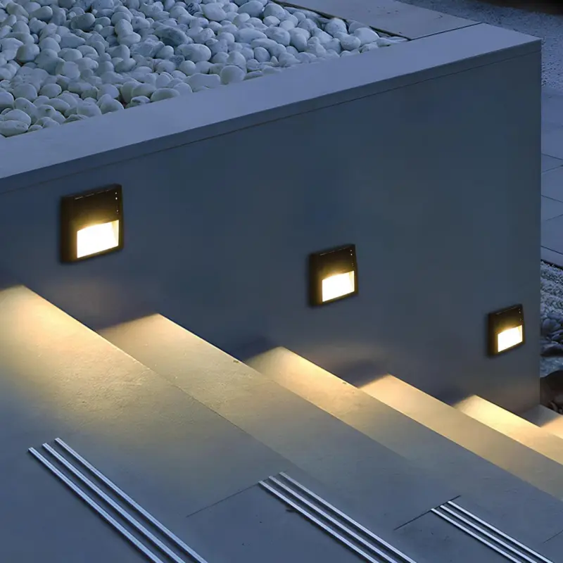 Ecobright wasserdichte led solar terrassenlampe aussenbereich garten ip65 energieeffizient xlumina12