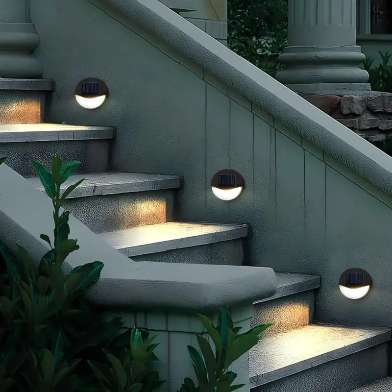 Ecobright wasserdichte led solar terrassenlampe aussenbereich garten ip65 energieeffizient xlumina13