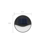 Ecobright wasserdichte led solar terrassenlampe aussenbereich garten ip65 energieeffizient xlumina16
