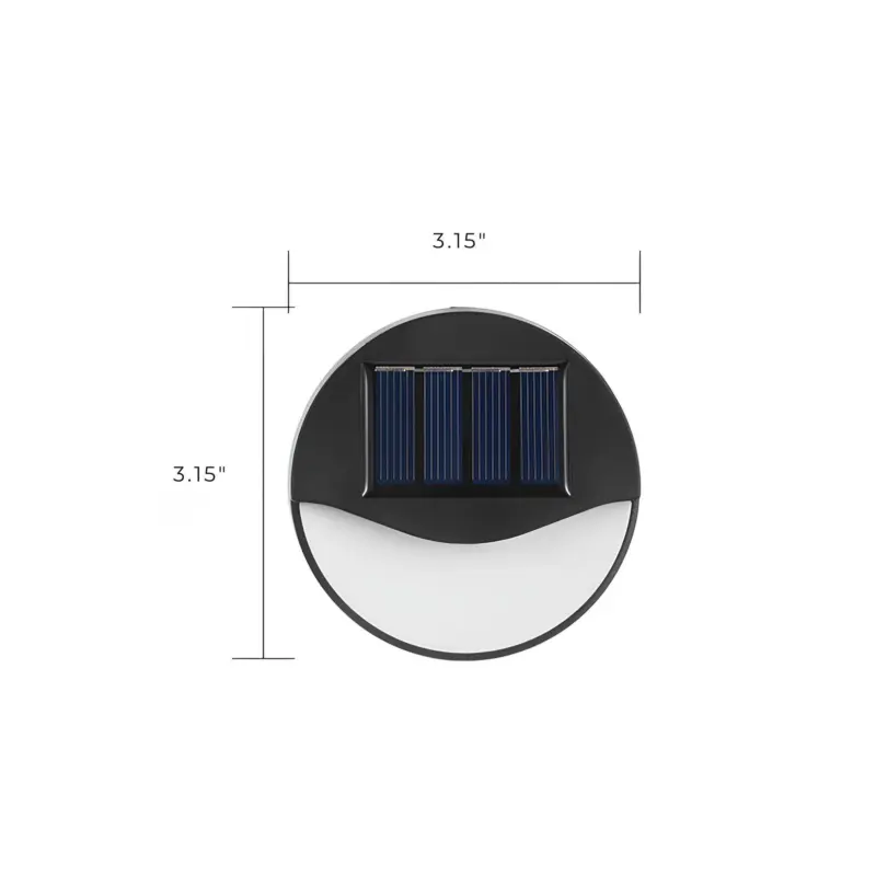 Ecobright wasserdichte led solar terrassenlampe aussenbereich garten ip65 energieeffizient xlumina16