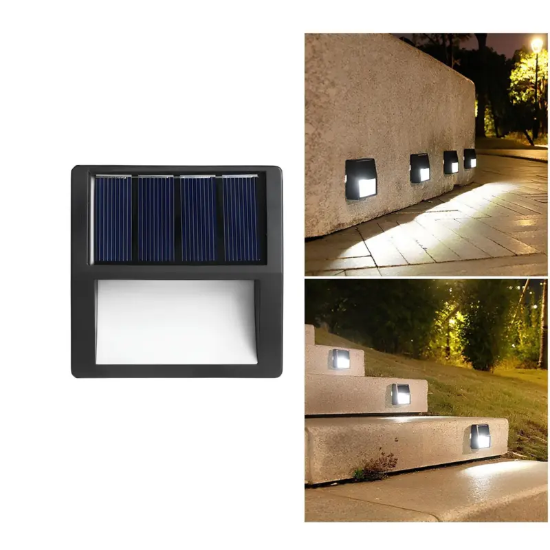 Ecobright wasserdichte led solar terrassenlampe aussenbereich garten ip65 energieeffizient xlumina4
