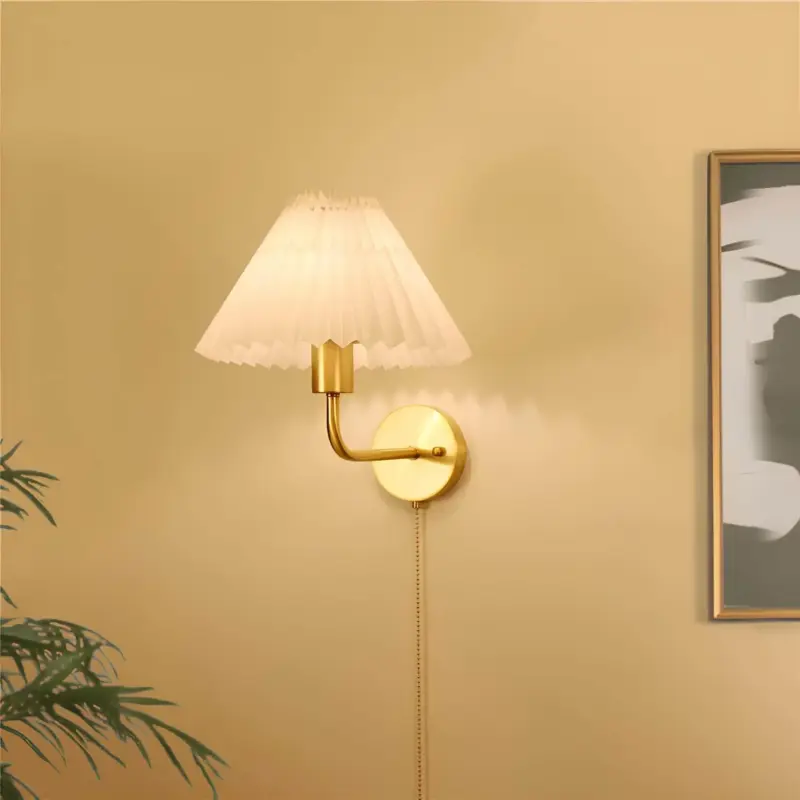 Elegante origami wandleuchte schwarz weiss gold led modern wandmontage design xLumina