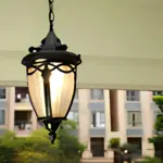 Eleganter kronleuchter europaeischer stil aussenbereich schwarz weiss xlumina4