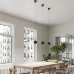 Eos elegante haengeleuchte weiche federhaengeleuchte modern stilvoll wohnzimmer beleuchtung xlumina4